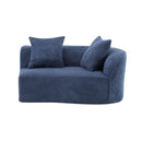 Elegant Curved Sectional Sofa With Full Foam Comfort