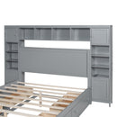 Bed With All In One Cabinet, Shelf And Sockets