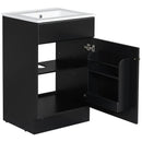 Bathroom Vanity With Sink, Cabinet With Adjustable Shelf