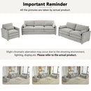 Cozy Upholstered Sofa Set For Living Room
