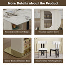 Modern Dining Table Set With Storage, Includes Chairs