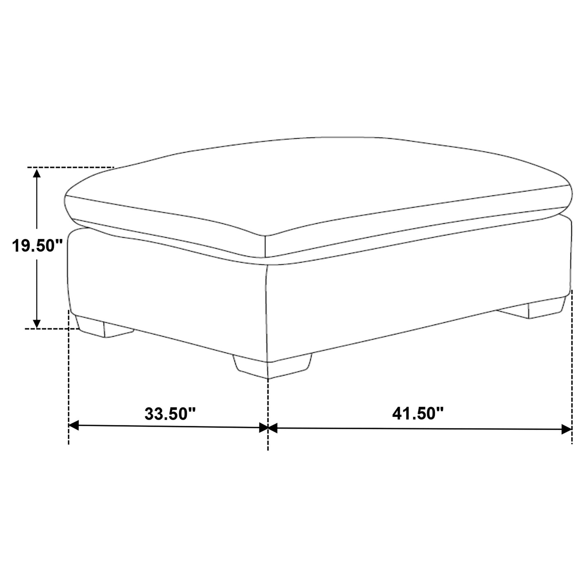 Lakeview 5-piece Upholstered Modular Sectional Sofa Ivory