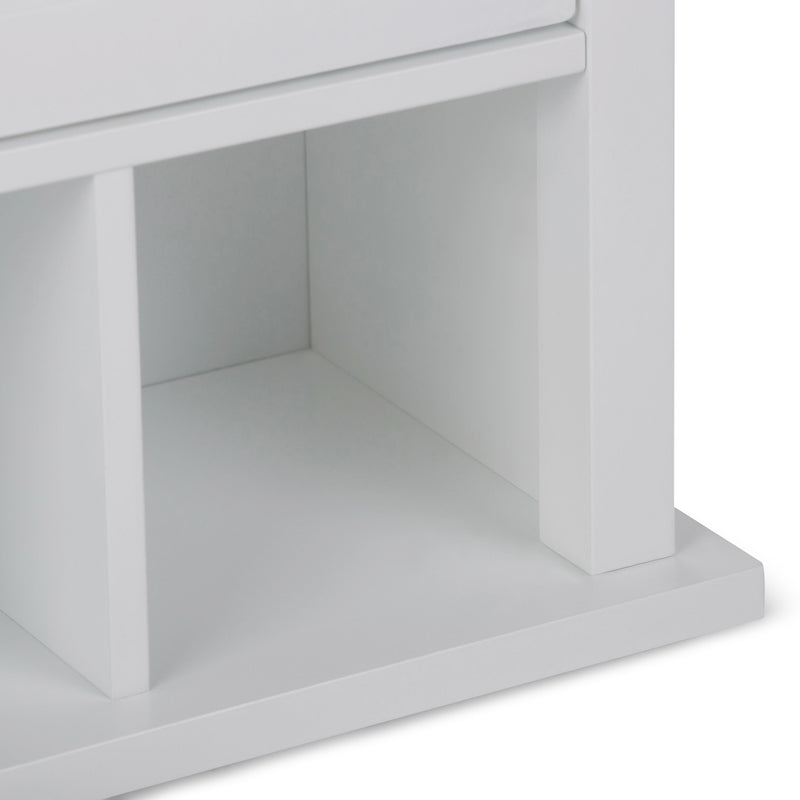 Avington - Two Door Wall Cabinet with Cubbies - Pure White