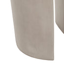 Outdoor Round With U Shape Side Table - Light Gray