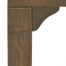 Outdoor Expandable Acacia Wood Dining Table With U Shaped Leg