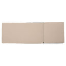 Puerta - Chaise Lounge Frame Cushion Outdoor Wicker Iron - Beige / Dark Brown