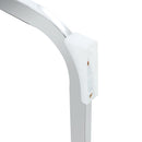 Luxury Simple Arch Chair Set Of 4 High Resilience Dining Chair - Dark Gray / Silver