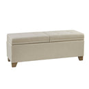 Soft Close Upholstered Storage Bench, Convenient Design