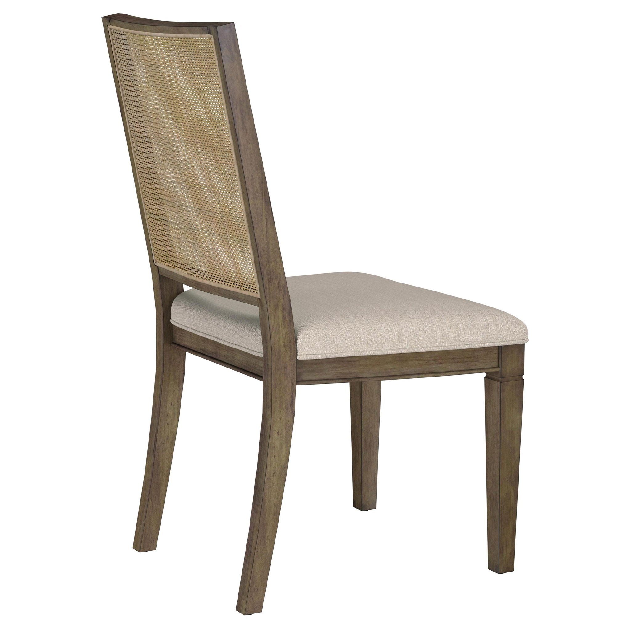 Matisse Woven Rattan Back Dining Side Chair Brown (Set of 2) - Atlantic Fine Furniture Melbourne FL