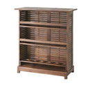 Riviera - Wood Bar Stylish Beverage Station Acacia Wood Compact - Brown