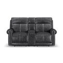 Alexander - Power Reclining Loveseat With Console, Power Headrest & Lumbar