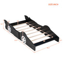 Race Car Shaped Platform Bed & Wheels