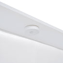 Queen Size Tufted Upholstered Platform Bed  with Storage Headboard and Hydraulic Storage System, Modern PU Storage Bed with Motion Activated Night Lights and USB Charger,White