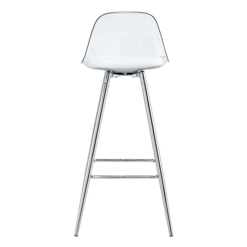 Stylish Upholstered Bar Chairs With Metal Leg