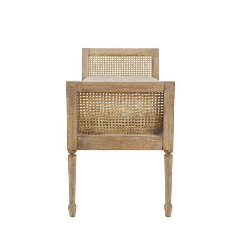 Accent Bench With Arm - Natural