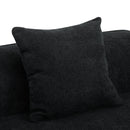 Elegant Curved Sectional Sofa With Full Foam Comfort