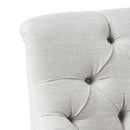 Nicole - French Style Upholstered Loveseat With Tufted Backrest