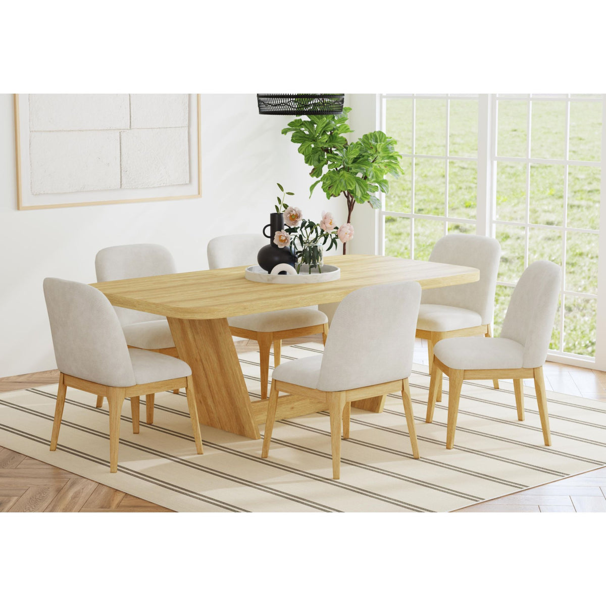 Sylvie Dining Side Chair (Set of 2) in Black by Elements International, view 31