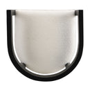 Modern Rubberwood Counter Stool Set With Upholstered Seats