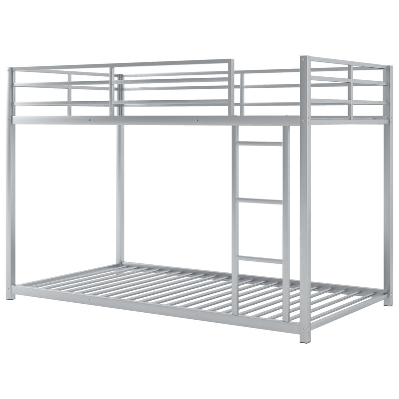 Metal Bunk Bed, Low Bunk Bed With Ladder