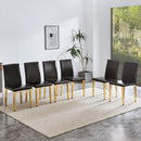 Elegant Upholstered Chairs With Metal Legs