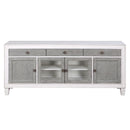 Katia - TV Stand - Rustic Gray & Weathered White