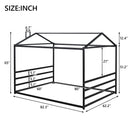 Metal House Shape Platform Bed