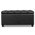 Sienna - Transitional Storage Ottoman Bench