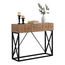 Luxury Industrial Table With 2 Drawers