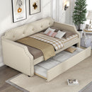 Upholstered Daybed With Trundle