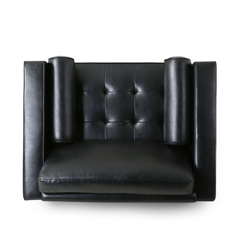 Sophisticated Club Chair With Relaxing Comfor