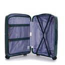 3 Piece Set Expandable Hardshell Suitcase Double Spinner Wheels
