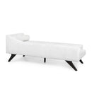 Etherealuxe - Chaise Lounge With Birch Splayed Legs