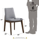 Kaela - Side Chair (Set of 2) - Walnut