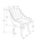 Upholstered Side Dining Chair For Dining Room (Set of 2)