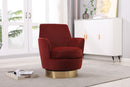 Teddy Swivel Barrel Chair, Swivel Accent Chairs Armchair For Living Room