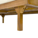 Claremont - 3 Seater Daybed Teak Acacia Wood Water Resistant Cushions