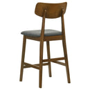 Robbie - 4 Pieces Counter Stool, box 2 of 2 - Walnut