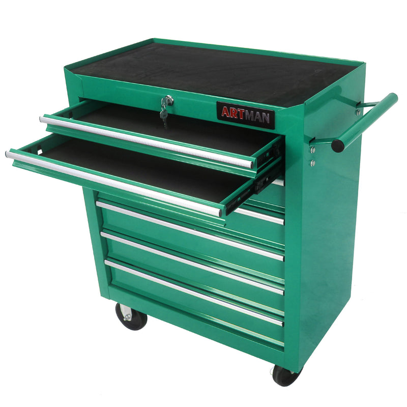 Multifunctional Tool Cart With Wheels And Drawers
