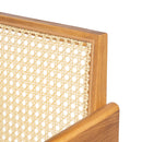 Chandigarh Arm Dining Chair With Natural Cane Design (Set of 2)