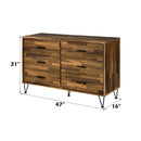 Hestia - Dresser - Walnut Finish - Atlantic Fine Furniture Inc