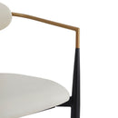 Upholstered Barstools With Back For Kitchen (Set of 2)