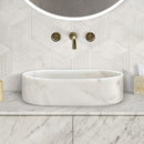 Bathroom Vessel Sink, Semi Polished Surface