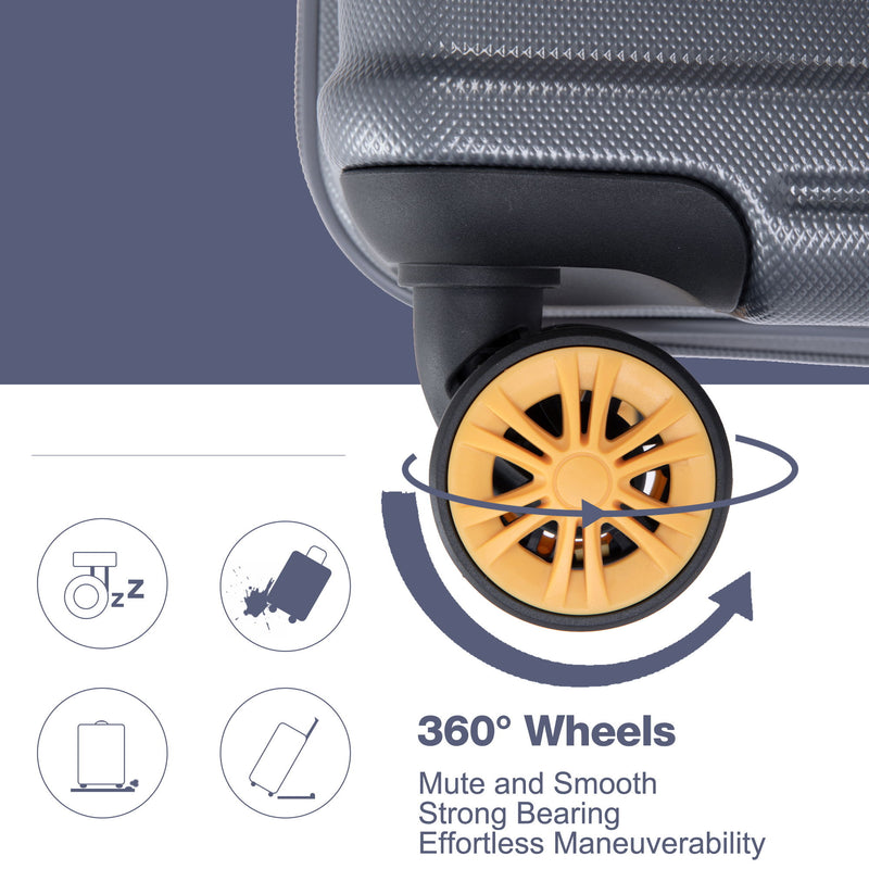 Carry On Luggage Suitcase With Tsa Approved With Wheels