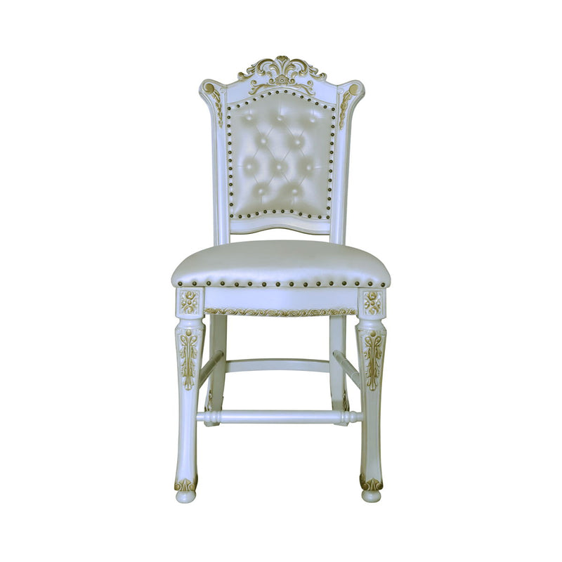 Vendome - Antique Counter Height Chair (Set of 2) - White