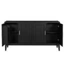 4 Door Sideboard Storage Cabinet With Door Shelf