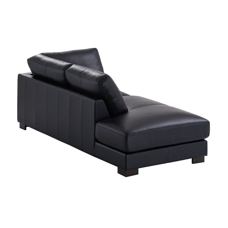 Geralyn - Sectional Sofa With 2 Pillows - Black