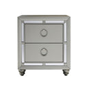 Chloe - Nightstand - Gemstone Silver