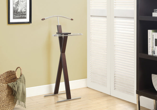 Bedroom Accent Organizer Suit Rack Bedroom - Espresso