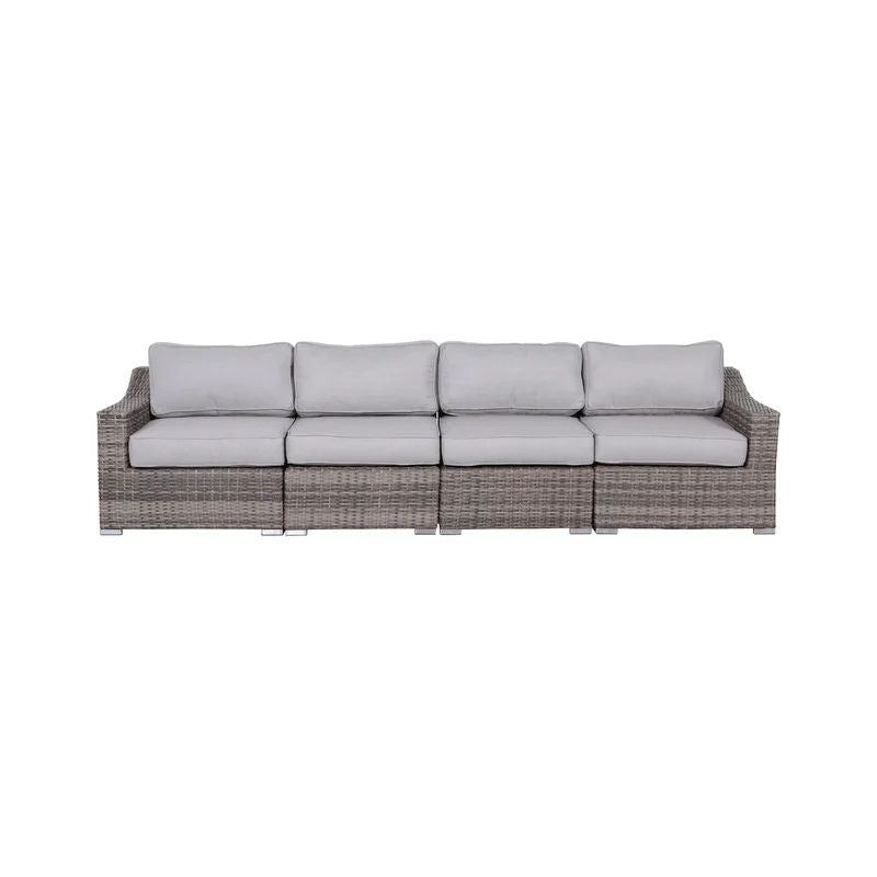 Stylish Sofa Seating Group With Cushions Perfect For Outdoor Gatherings